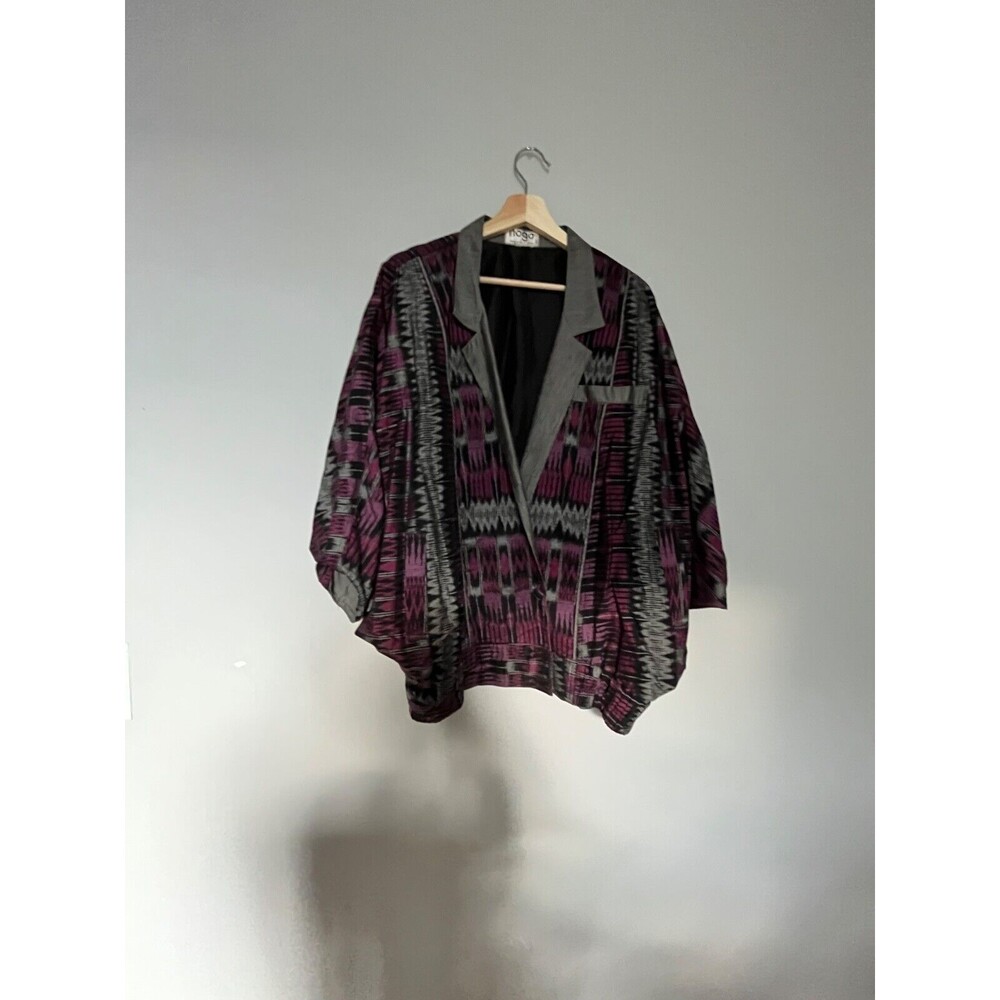 Vintage handwoven, handmade, one of a kind, Nogo Bali cocoon jacket